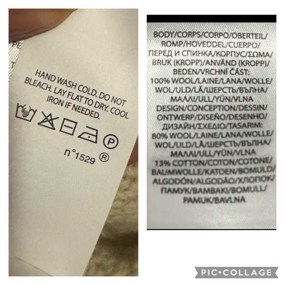 Gorgeous NWT RL Polo Wool Vintage Vibes Nordic Print Sweater-Sz S-Cream/Brown - Picture 16 of 16